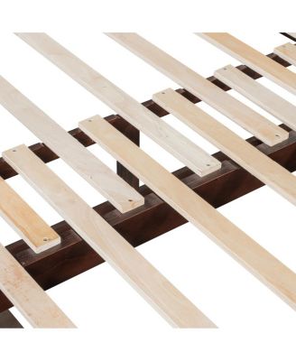 Wooden Daybed with Trundle and Storage Drawers, Extendable Sofa Bed