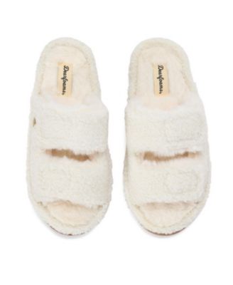 Women's Regina Teddy Double Band Slide Slipper