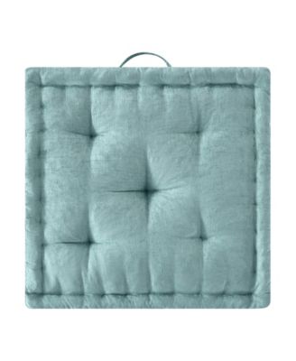 Azza Chenille Square Floor Pillow Cushion, 24" x 24"