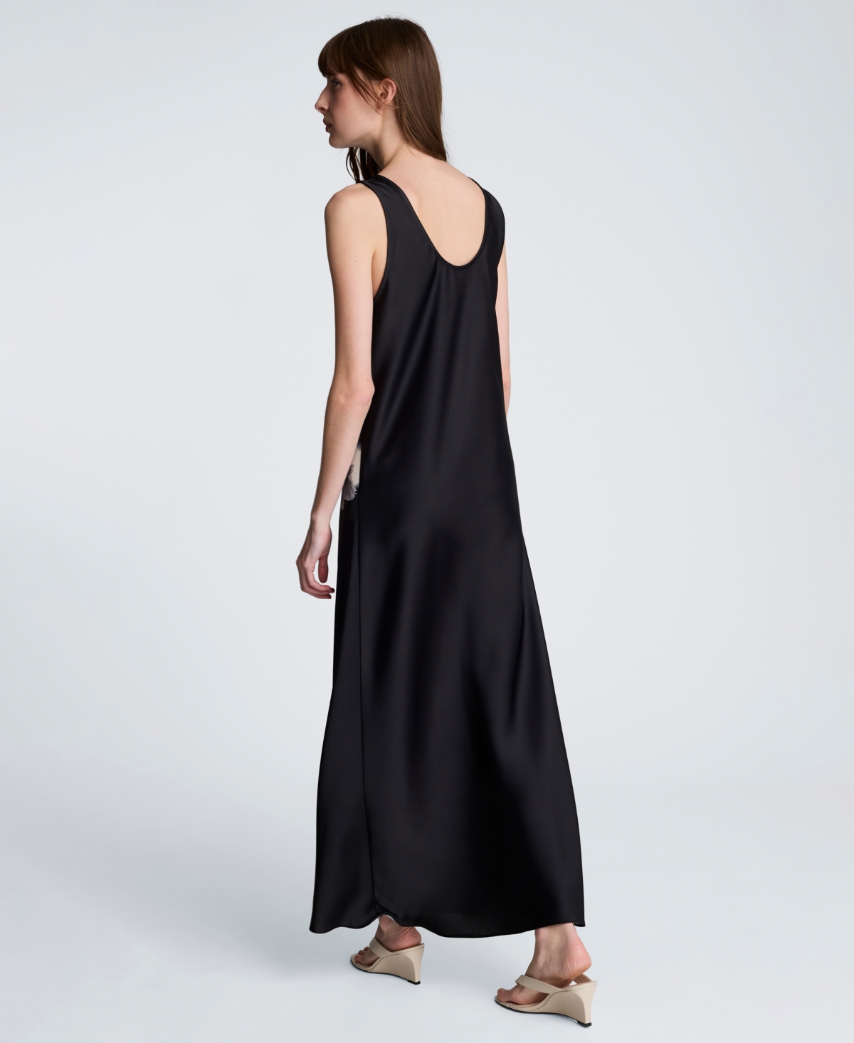 Kenneth Cole Women's Scoop Neck Long Slip Dress
