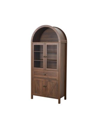 Dome Cabinet, Walnut, high-quality materials, antique craftsmanship, large storage