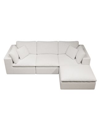 Modular Sectional Sofa Seat, Upholstered Couch, No Assembly, 4PC Combo