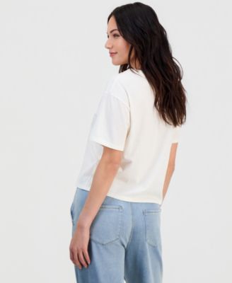 Juniors' Lobster Club Bow Graphic T-Shirt