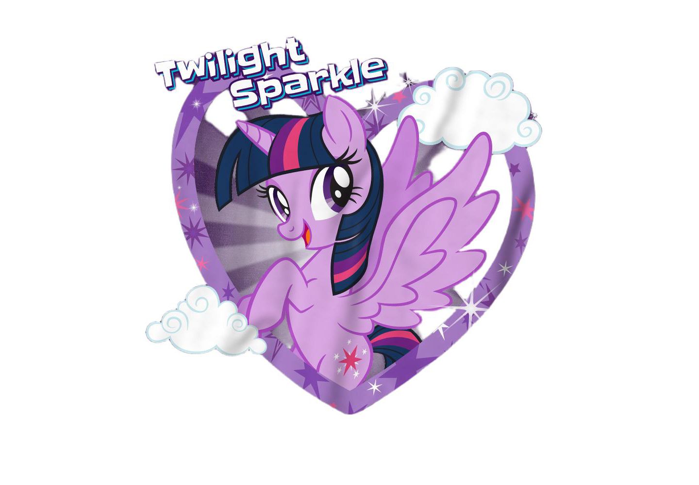 Мужская футболка Hasbro+ + My Little Pony TV Twilight Sparkle, цвет: Угольный — фото 2