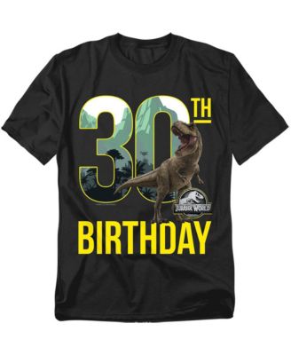 Men's Jurassic World 30th Birthday T-Rex T Shirt