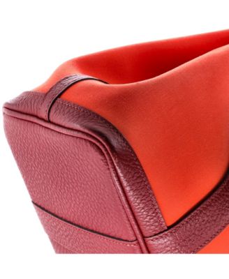 30 Garden Party Tote Toile and Leather