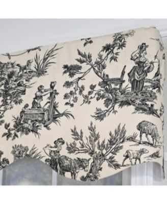 Evocative Provance 100% Cotton Rod Pocket Lined Window Valance 50" x 15"