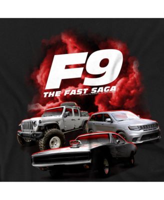 Fast And Furious Men's 9 Car Group T Shirt