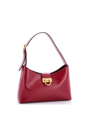 East West Trifolio Shoulder Bag Leather