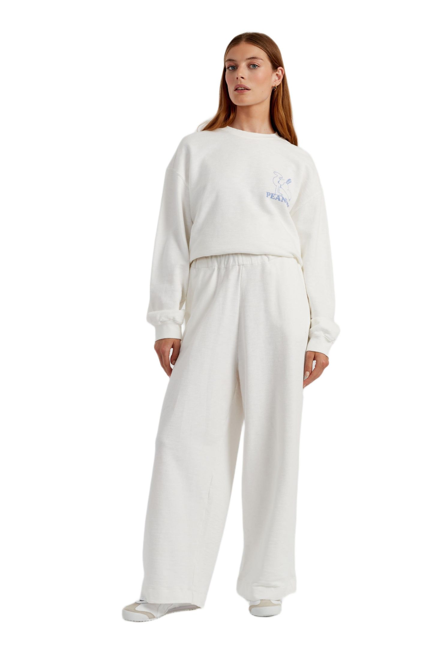 Женские брюки Chinti & Parker Snoopy Sweatpants, цвет: Кремовый — фото 2