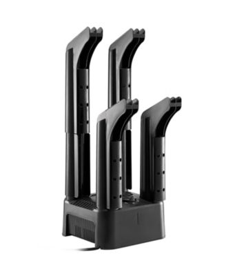 4-Tube Shoe Dryer, Portable Boot Dryer with Timer, Heat Blower, ABS+PP, Detachable Design for Boots, Shoes & Socks