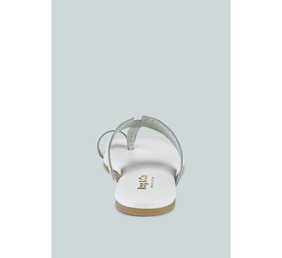 Mila Womens Toe Ring Thong Slip On flats