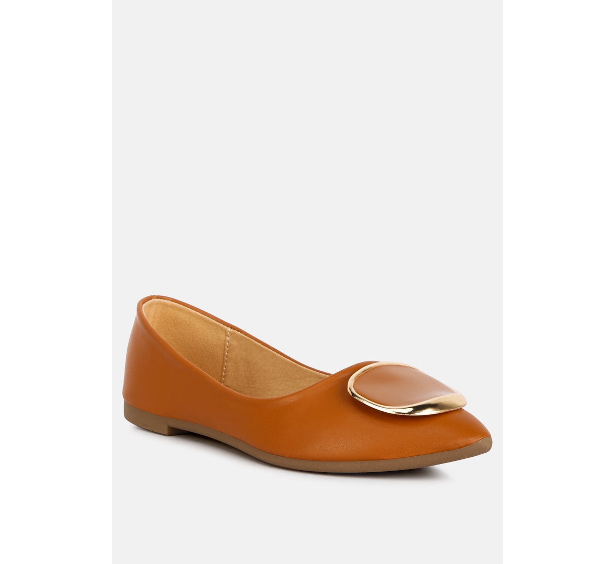 Karder brooch detail ballet flats