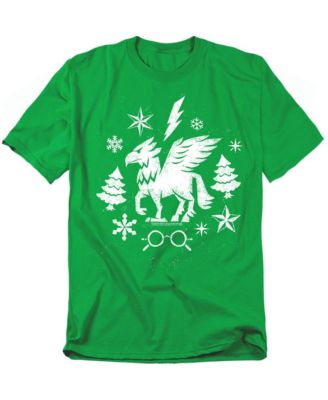 Harry Potte Men's Christmas Buckbeak The Hippogriff Stamp T Shirt