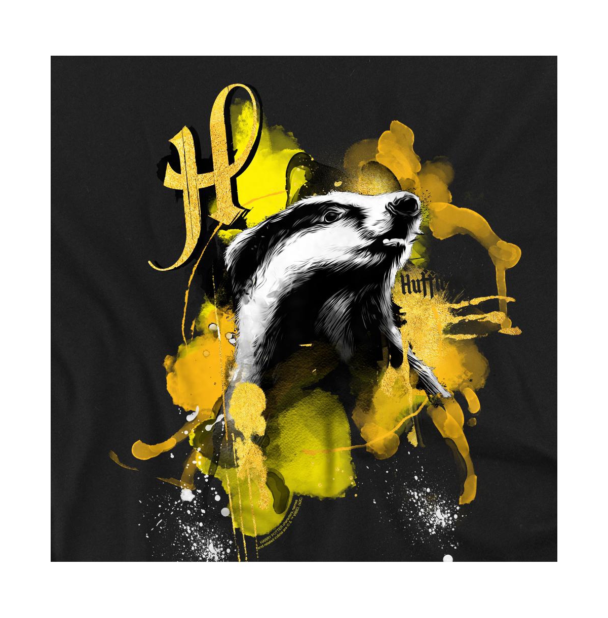 Harry Potter Men's Urban Elegance Hufflepuff Badger T Shirt