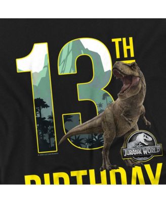 Men's Jurassic World 13th Birthday T-Rex T Shirt