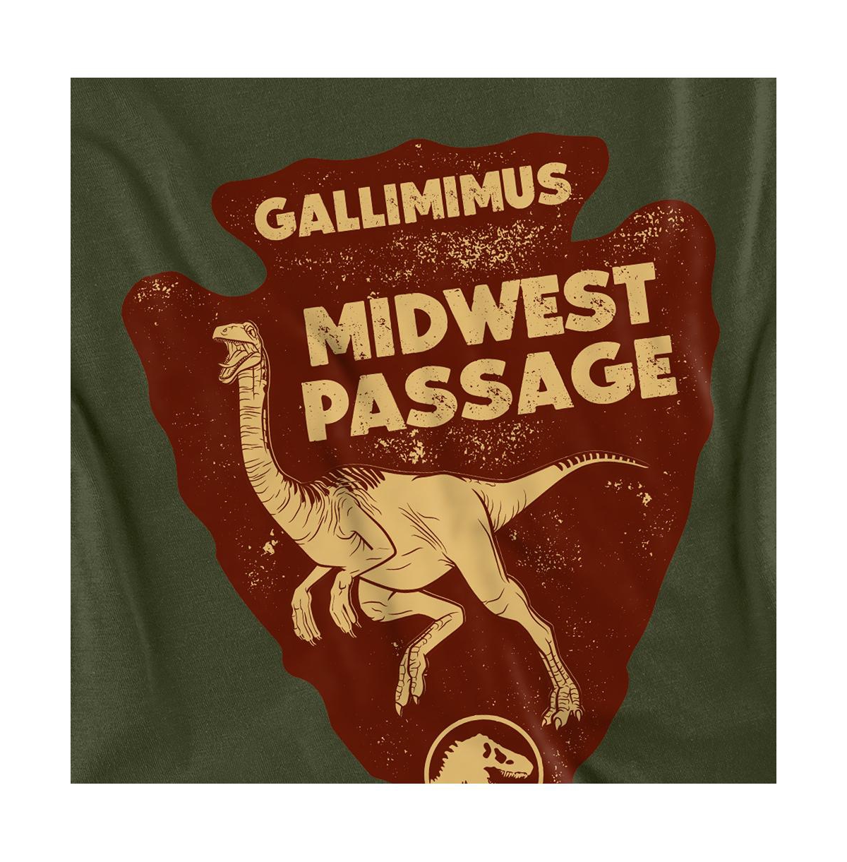 Jurassic Park Men's World Midwest Passage T Shirt