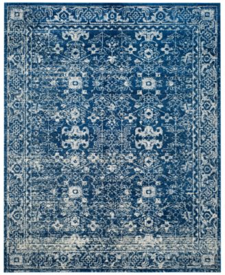 Safavieh - Evoke EVK270A Navy/Ivory 6'7" x 9' Area Rug