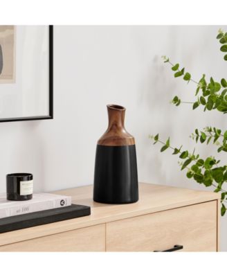 Milo Kande Carafe Modern Two Tone Tabletop Vase 