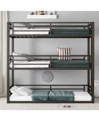 Triple Bunk Bed, Metal