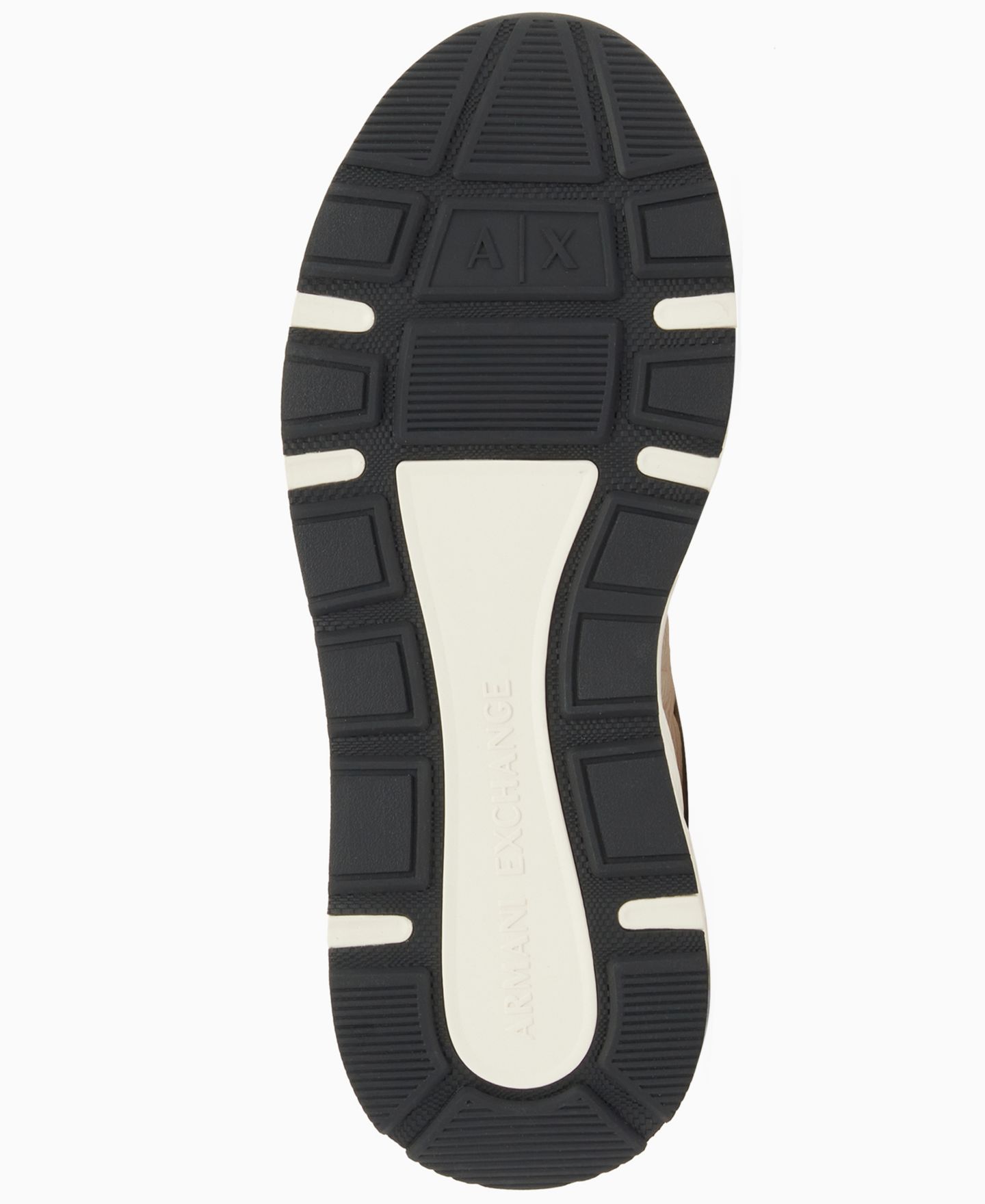 Мужские кроссовки A|X Armani Exchange Microsuede Lucky, цвет: Оливковый / Молочный белый — фото 5