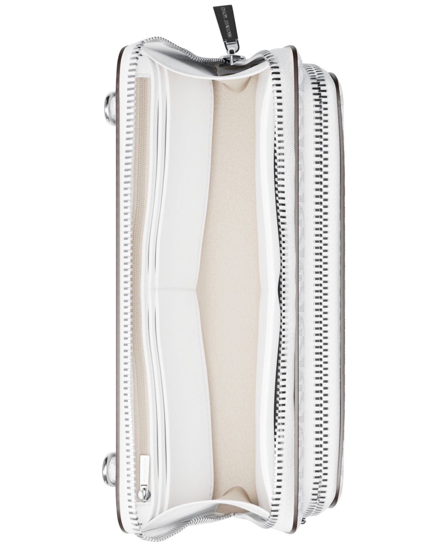 Женская сумка Michael Kors Jet Set Small Continental Crossbody, цвет: Оптический белый — фото 4