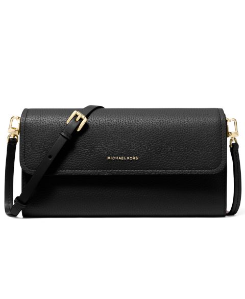Женская сумка Michael Kors Jet Set East West Phone Small Crossbody, цвет: Чёрный