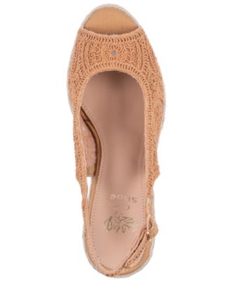 Women's Bowery Crochet Espadrille Wedge Sandals