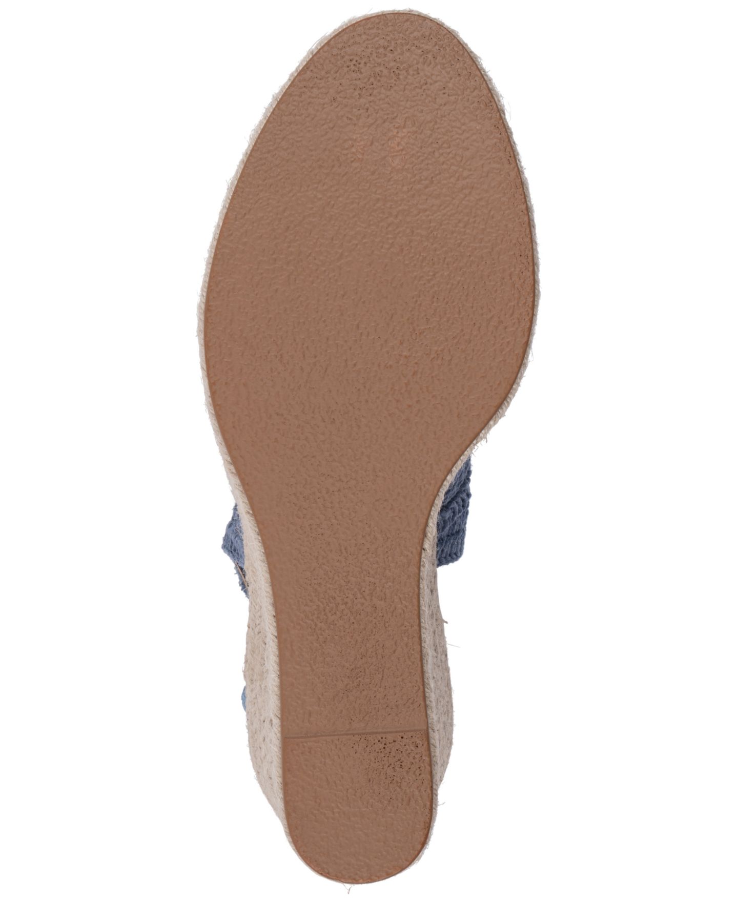 Женские сандалии GC Shoes Bowery Crochet Espadrille Wedge, цвет: Синий — фото 5