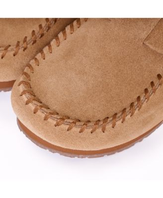 Women's Suede Adjustable Buckle Clogs