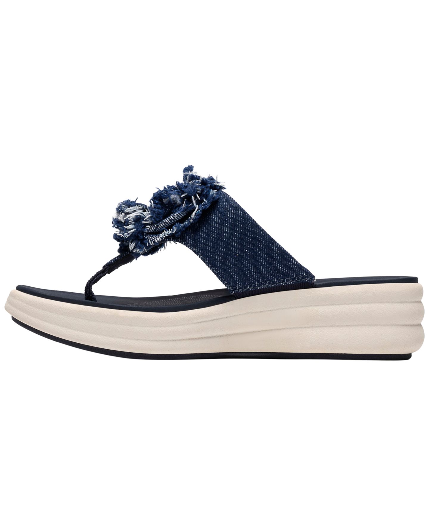 Женские сандалии Clarks Cloudsteppers Drift Rose Round Toe, цвет: Тёмно-синий — фото 6