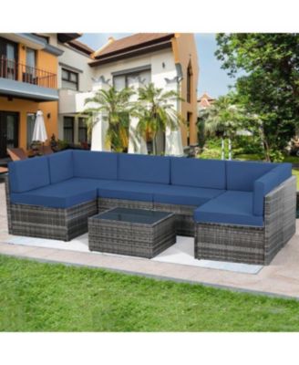 7 Piece Outdoor Patio Furniture Set