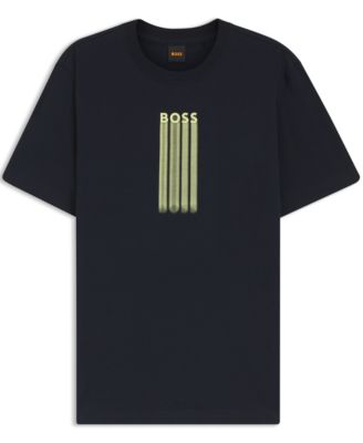 Men's Cotton-Jersey Logo Artwork T-Shirt