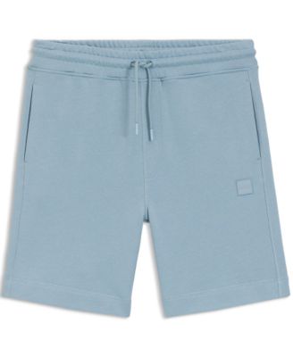 Men's Cotton-Terry Logo Patch Shorts