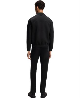 BOSS x Porsche Men's Embossed Artwork Zip-Up Sweatshirt