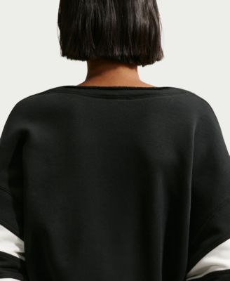 Sportswear Women's Club Fleece Oversized V-Neck Sweatshirt