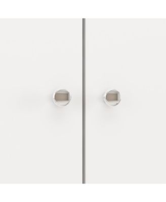 8-Tier Shoe Storage Cabinet with Adjustable Shelves, 4 wheels