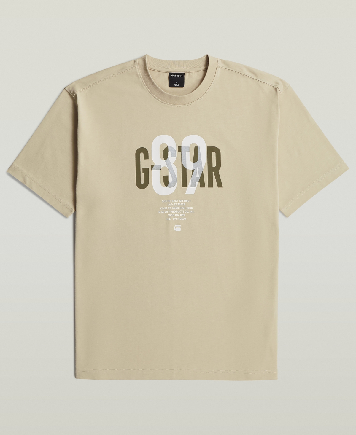 G-Star Raw Men's Graphic Logo Crewneck T-Shirt