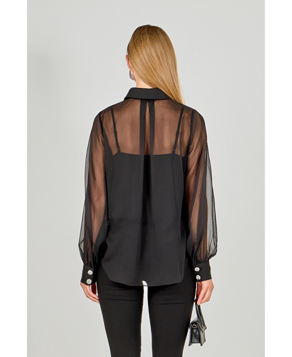 endless rose Women's Volume Sleeve Shirt Blouse