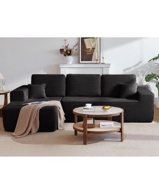 Streamdale 104" Cloud Sectional Sofa with L-Shape Chaise & Side Pockets, Left-facing