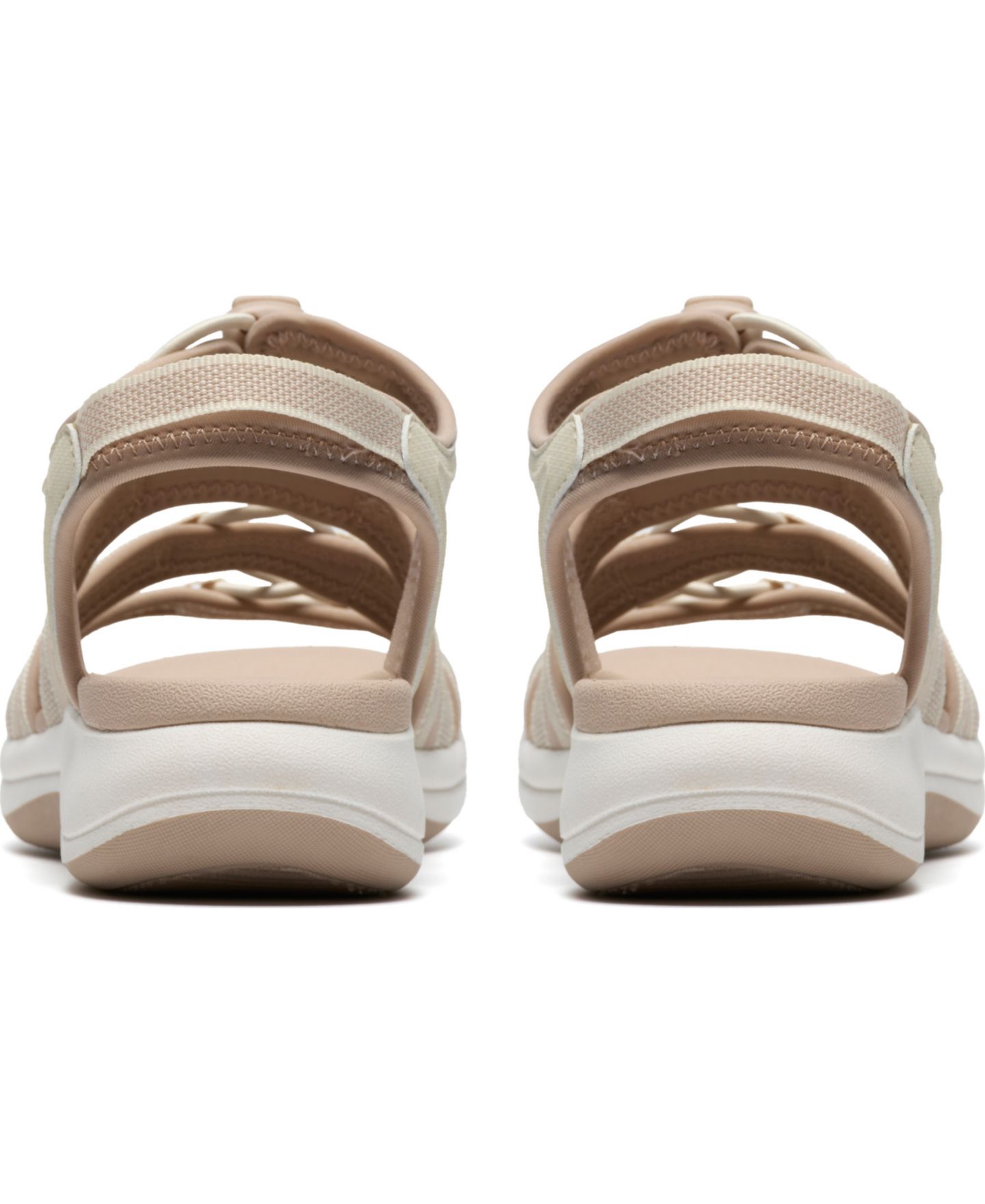 Женские сандалии Clarks Cloudsteppers Mira Mabel Open Toe, цвет: Кремовый — фото 3