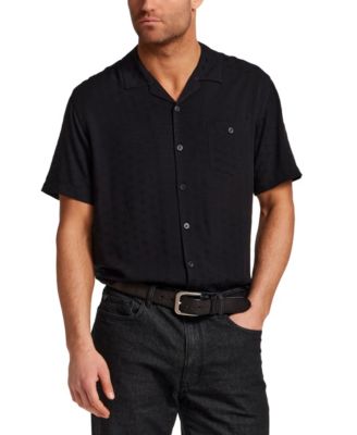 Men's Short-Sleeve Dobby Camp Collar Shirt