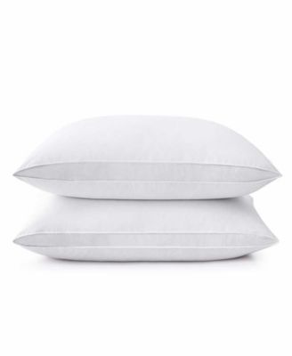 High-Loft Goose Down and Feather 2-Pack Pillows, Queen
