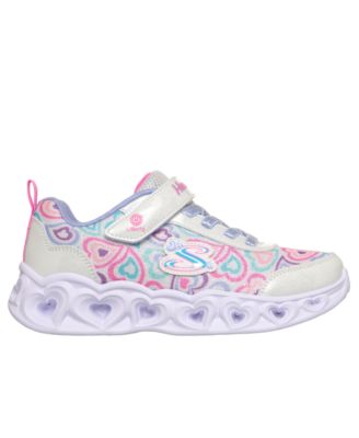 Little Girls Heart Lights - Boogie Love Stay-Put Light-Up Casual Sneakers from Finish Line
