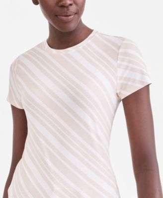 Women's Short-Sleeve Printed Crewneck T-Shirt