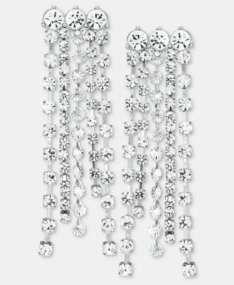 Crystal Shower Chandelier Earrings