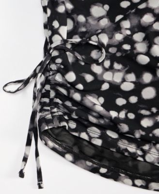 Women's Printed Mesh Sleeveless Top