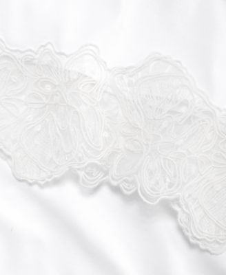 Women's Lace-Trim Short Sleeve T-Shirt