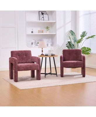 Modern Minimalist Single Armchair for Living Room, Bedroom, Office