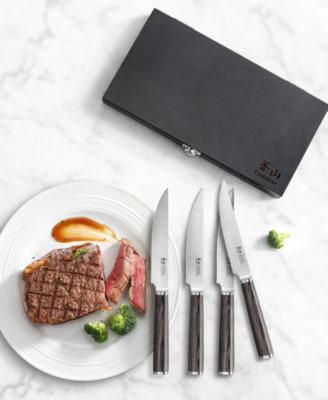 Pakkawood 4-Pc. Steak Knife Set